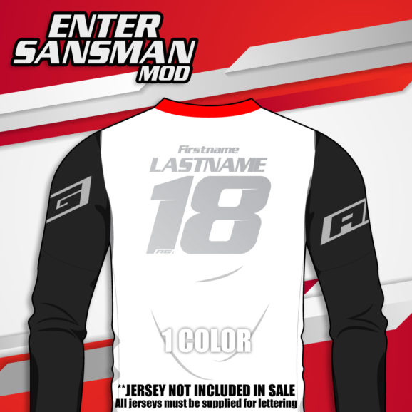 Enter Sansman Mod jersey print font