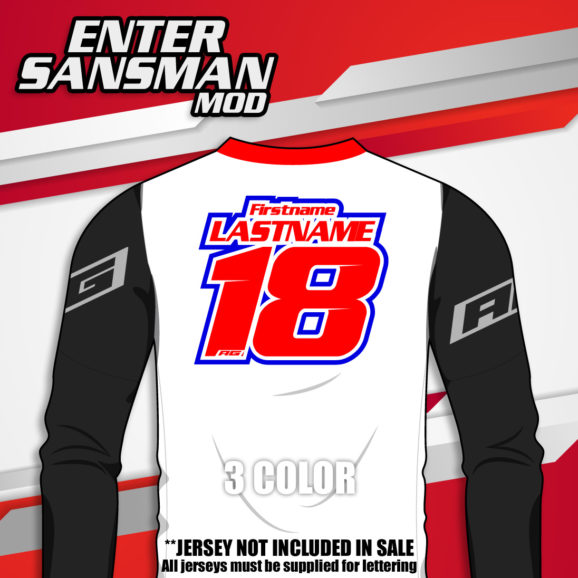 Enter Sansman Mod jersey print font