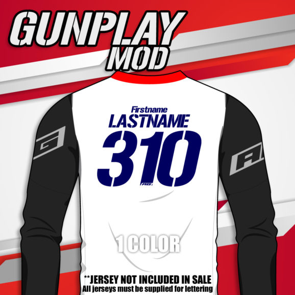 Gunplay Mod jersey print font