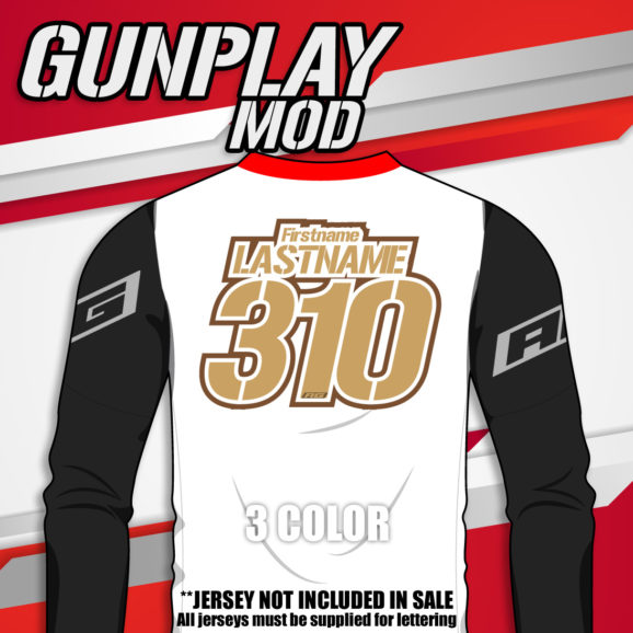 Gunplay Mod jersey print font