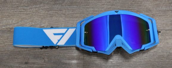 Flow Vision Rythem Goggles with Blue frame and white accents