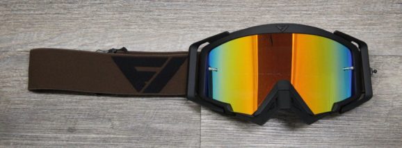 Flow Vision Rythem Goggles with Black frame and Brown accents