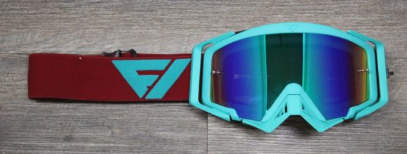 Flow Vision Rythem Goggles with Teal frame and Crimson accents