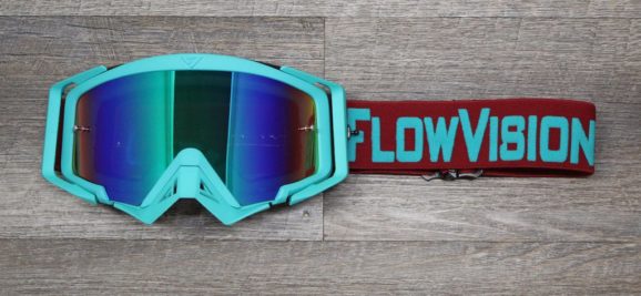 Flow Vision Rythem Goggles with Teal frame and Crimson accents