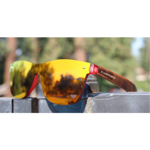 Flow Vision Rythem Sunglasses Red