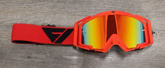 Flow Vision Rythem Goggles with Red frame and Black accents