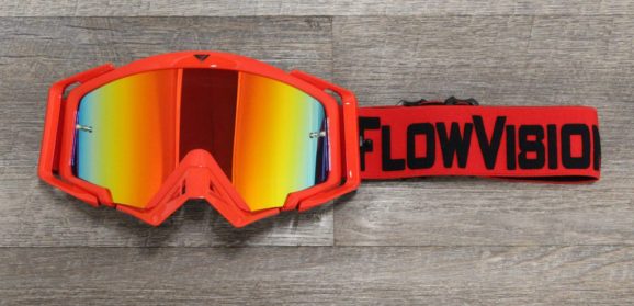 Flow Vision Rythem Goggles with Red frame and Black accents