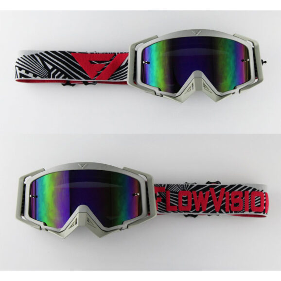 Flow Vision Rythem Goggles - Haze Grey/Black/Red