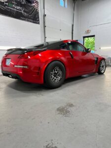 Nissan 350 wrapped in True Blood Teckwrap